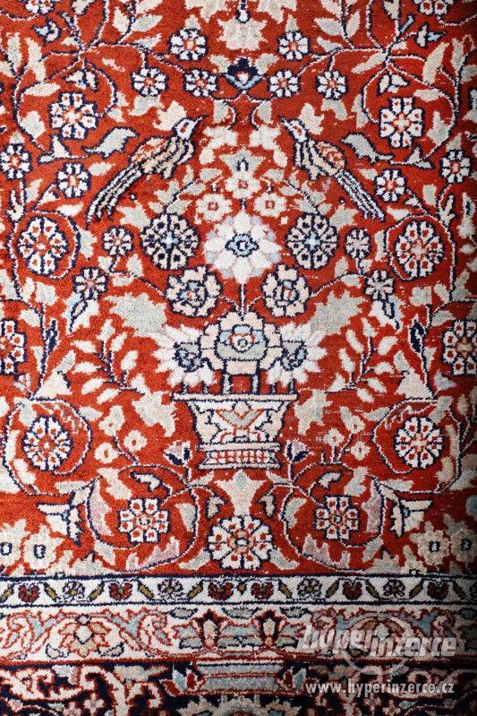 Hedvábný koberec z Kašmíru 293 X 181 cm - foto 5