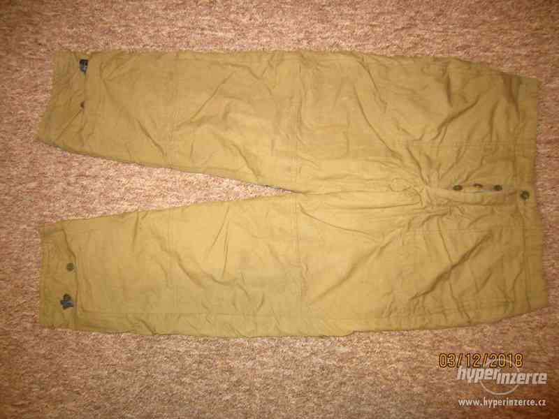 Zimní vojenské kalhoty, délka 96cm. - foto 1