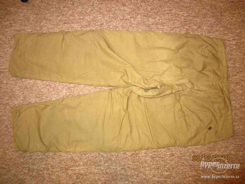 Zimní vojenské kalhoty, délka 96cm. - foto 2