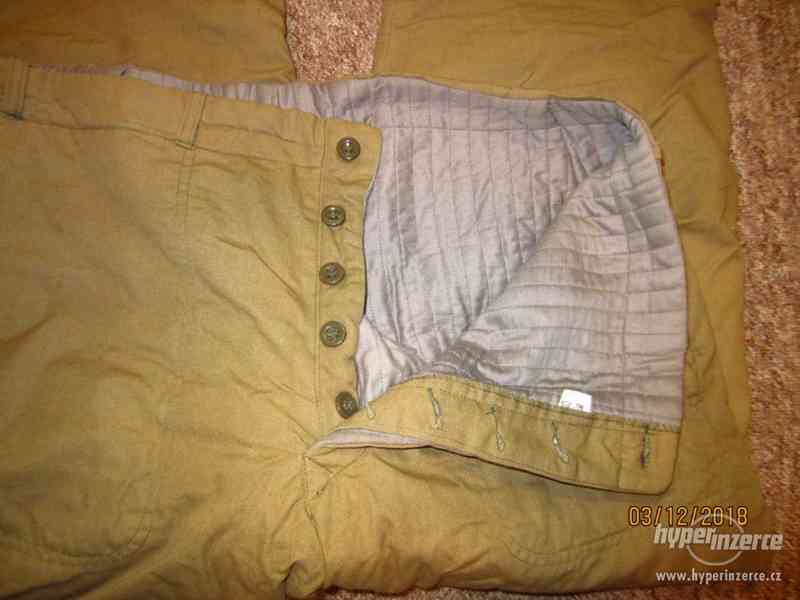 Zimní vojenské kalhoty, délka 96cm. - foto 3
