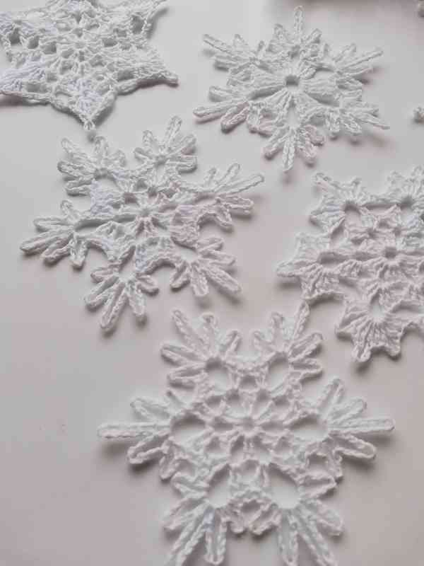 Háčkované vločky  - foto 6