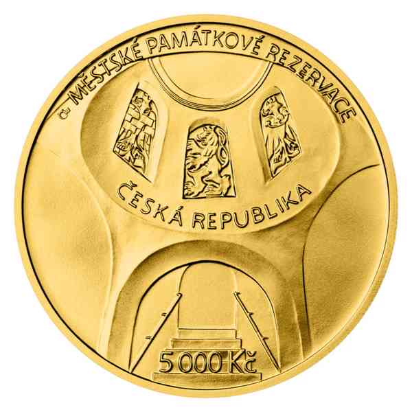 Zlatá pamětní mince ČNB - Hradec Králové standard - foto 3