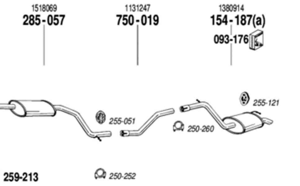 Prodám koncový díl výfuku na Ford Mondeo kombi MKIII 2,0TDci - foto 8