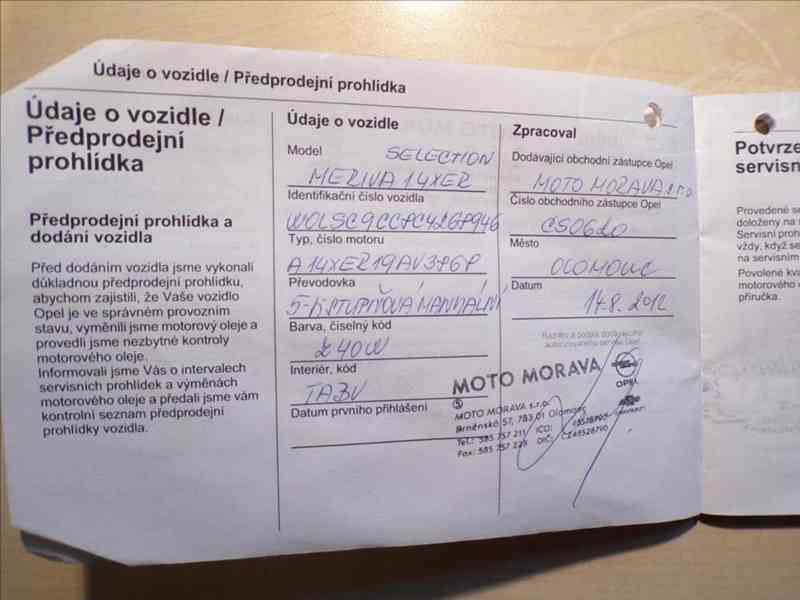 Opel Meriva 1,4 16V TAŽNÉ ZAŘÍZENÍ - foto 14