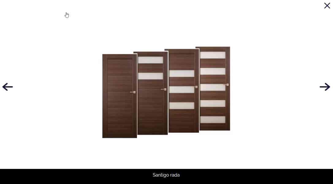 Dveře levé pravé posuvné 60 70 80 90 falc/bezfalc - foto 3