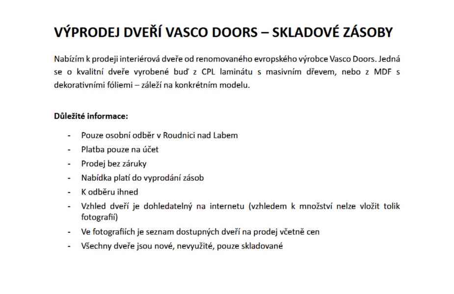 Dveře levé pravé posuvné 60 70 80 90 falc/bezfalc - foto 6