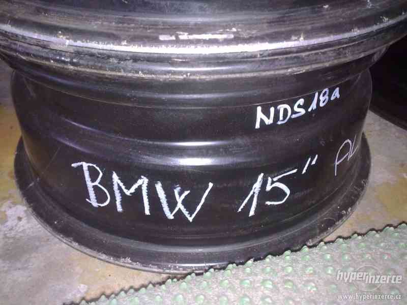 AL disky original BMW 15 (hliníkové - sada 4 ks - 5ti díra) - foto 2