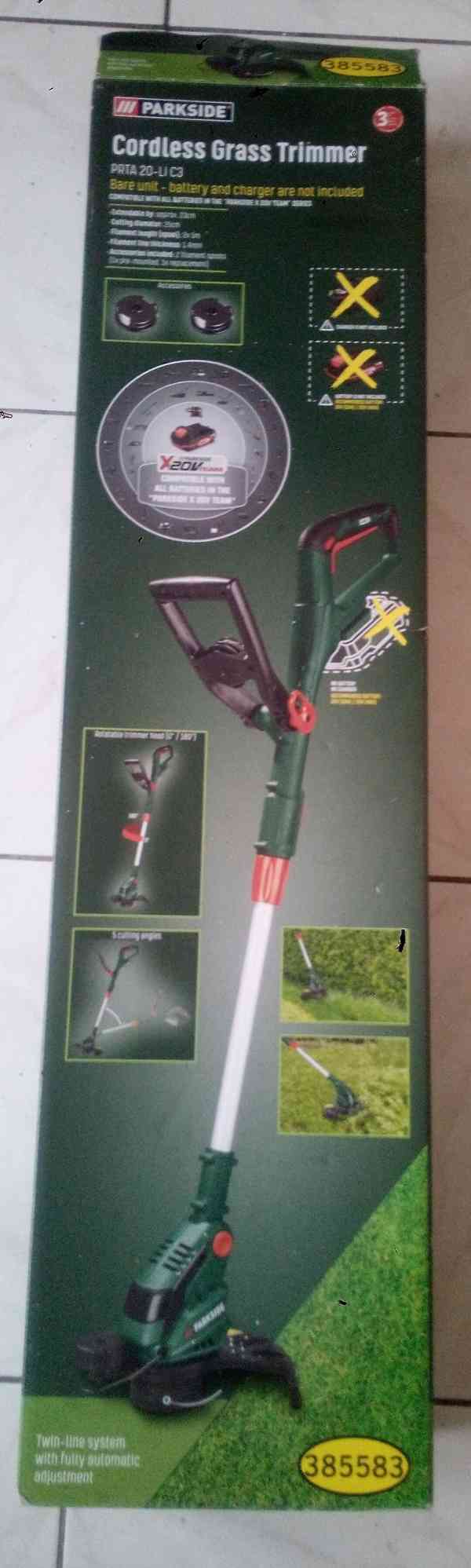 Aku strunová sekačka PART 20-Li C3, 4 Ah - foto 5