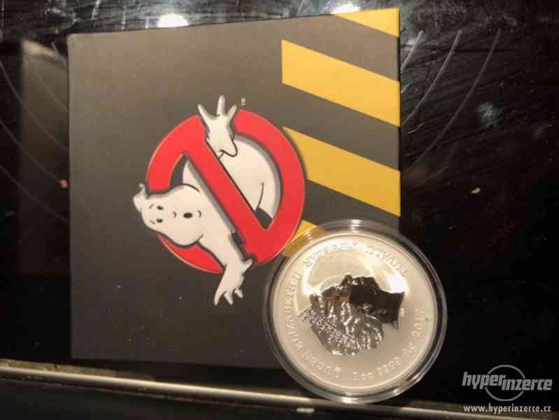 Ghostbusters Crew Stříbrná mince nejvyšší kvality - foto 3