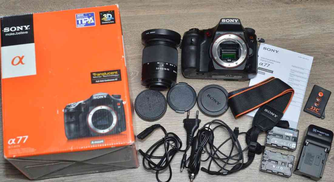 Sony SLT-A77 + 18-70mm 24,3MPix*Full HDV 15000 Exp - foto 3