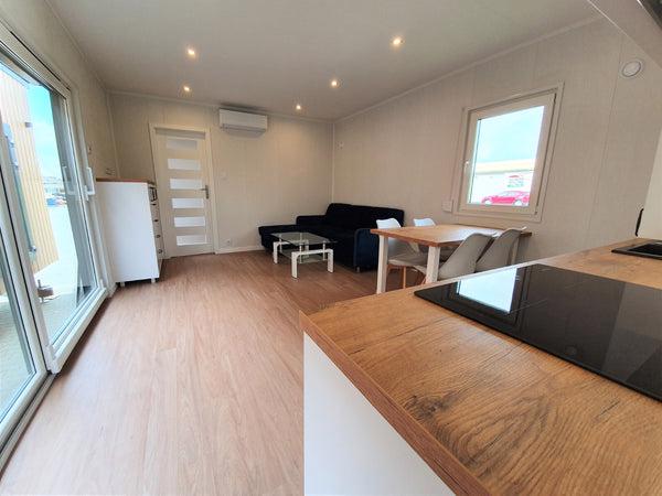 Mobilní dům na přívěsu, 40 stop x 8, typ T2, izolovaný pro c - foto 3