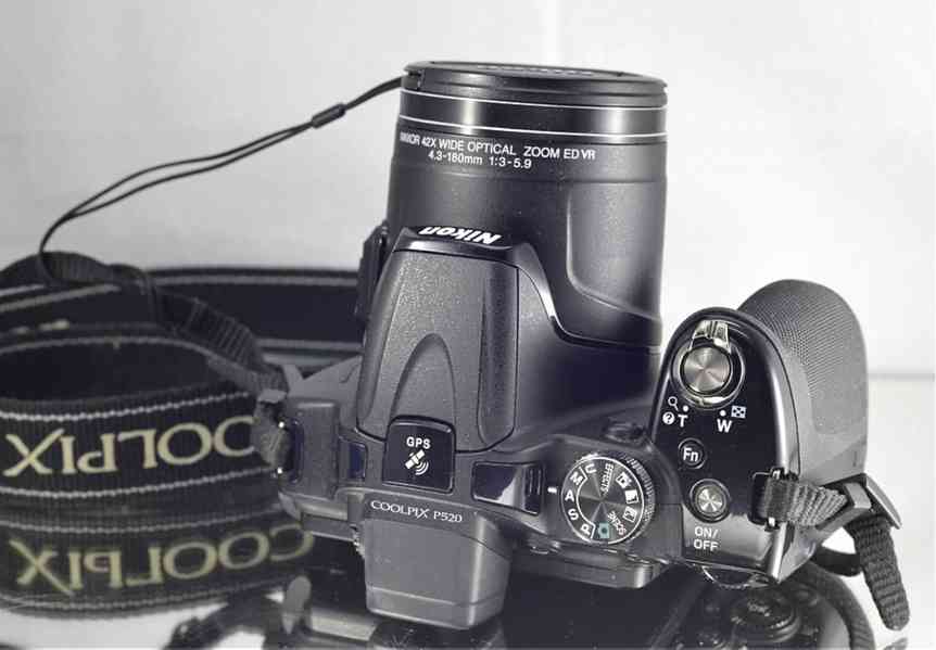 Nikon CoolPix P520 *42x Op.ZOOM*Full HDV*GPS*BAG - foto 7