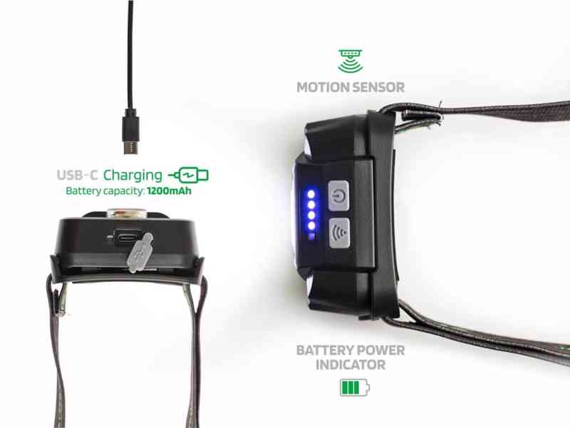 Čelovka ZFish Lumenix - černá - foto 4