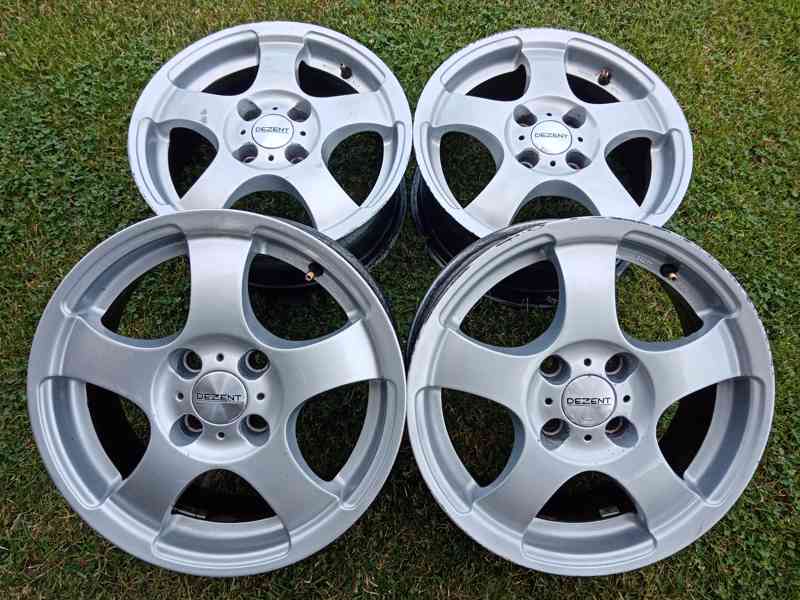 Alu kola DEZENT 15ky 4x100 RENAULT DACIA FIAT OPEL - dobírka - foto 3