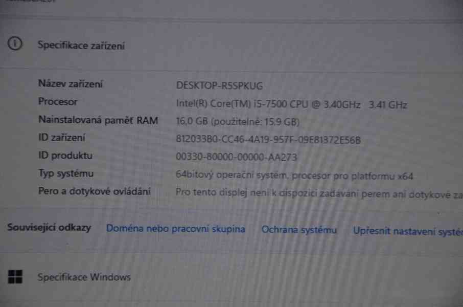 Lenovo ThinkCentre M910s i5/16 GB/SSD 256GB/záruka - foto 5