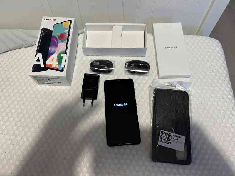 Samsung A41 + kompletní příslušenství, barva černá - foto 2