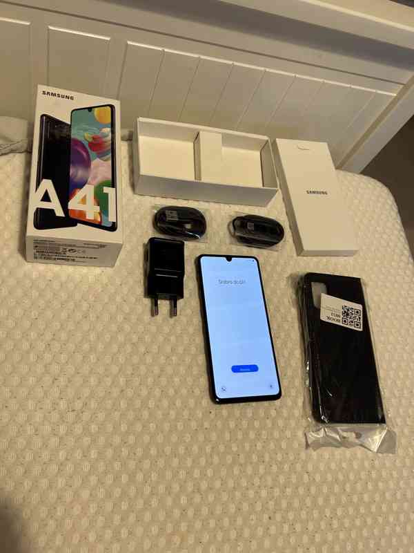 Samsung A41 + kompletní příslušenství, barva černá - foto 8