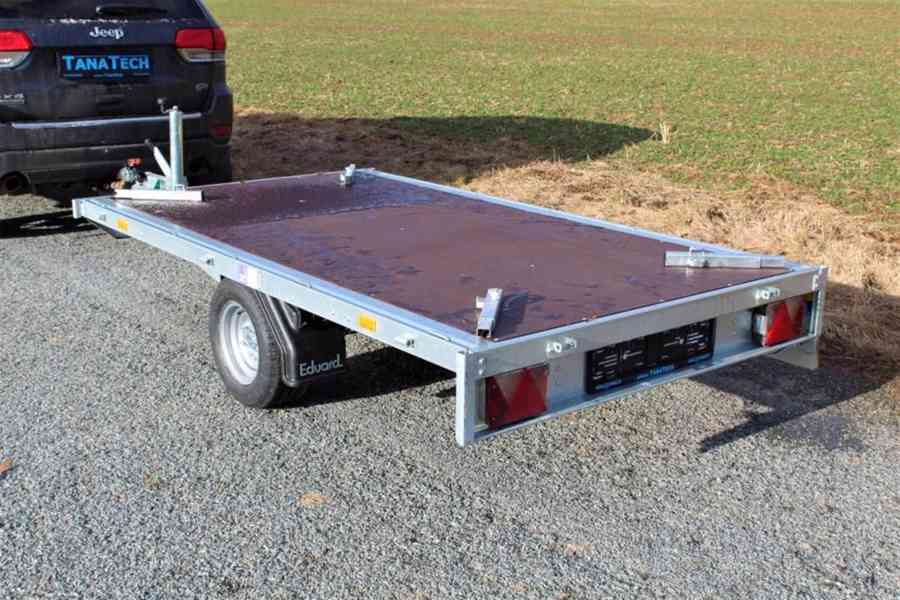Přívěs Eduard 2514 valník 1350kg 10" kola - foto 4