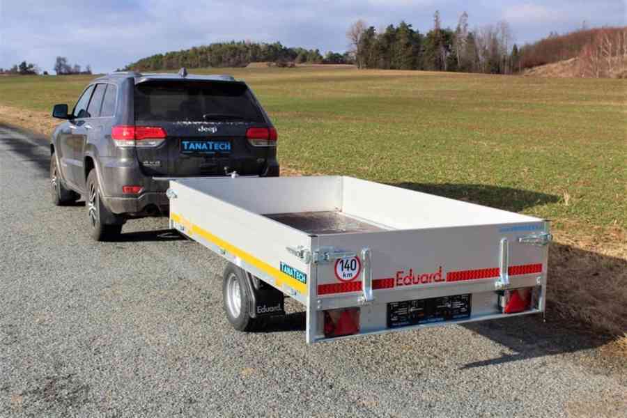 Přívěs Eduard 2514 valník 1350kg 10" kola - foto 3