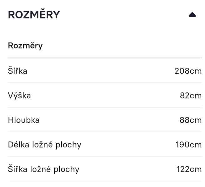Pohovka rozkládací - Skandinávský styl - foto 2