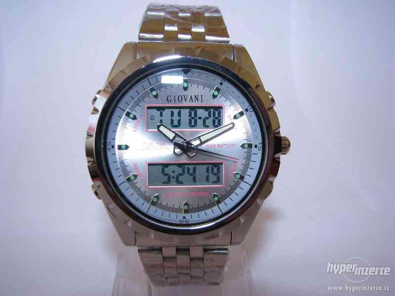 Masivní pánské  hodinky s LCD displejem - foto 1