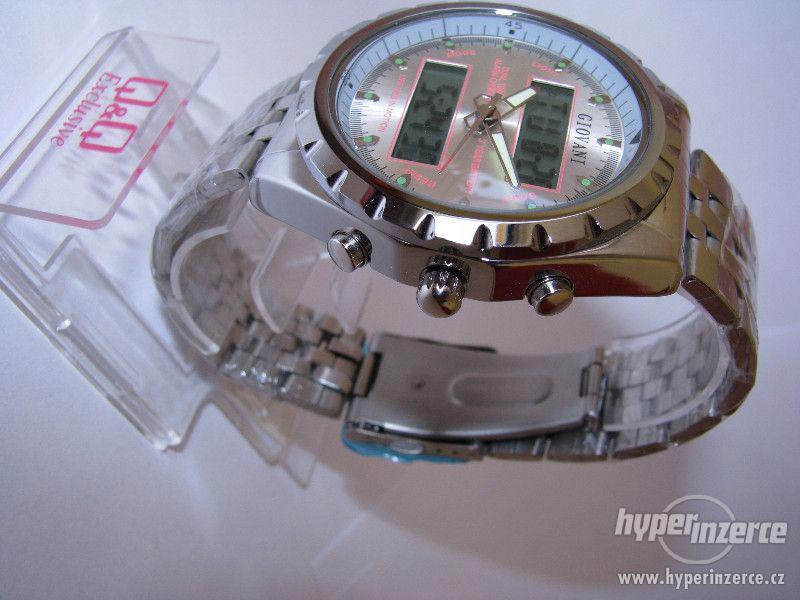 Masivní pánské  hodinky s LCD displejem - foto 2