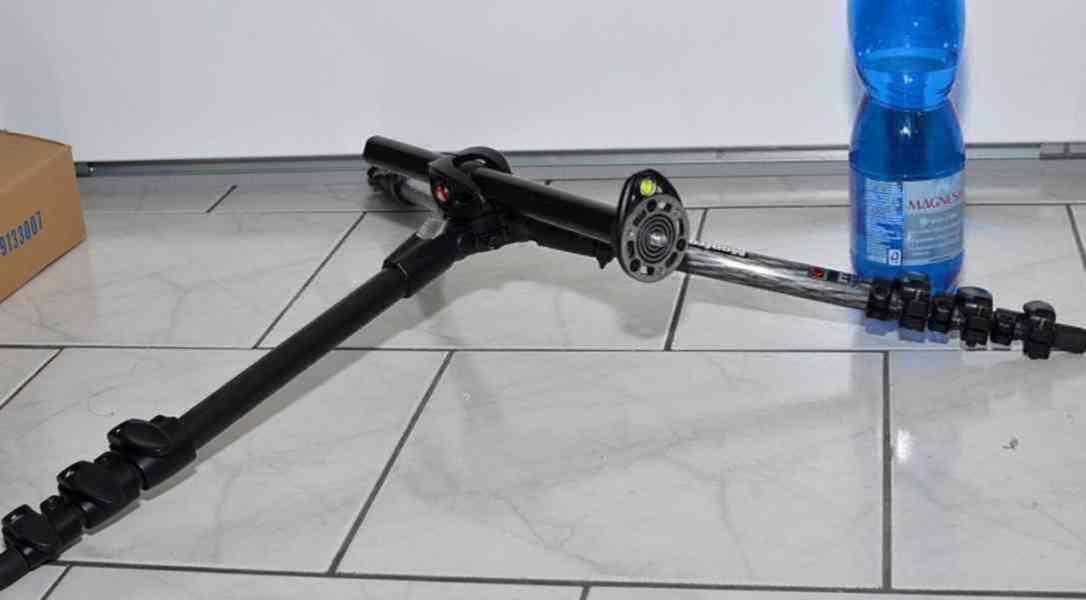 Manfrotto 190 CXPRO4 *Carbon*profesionál Stativ - foto 7