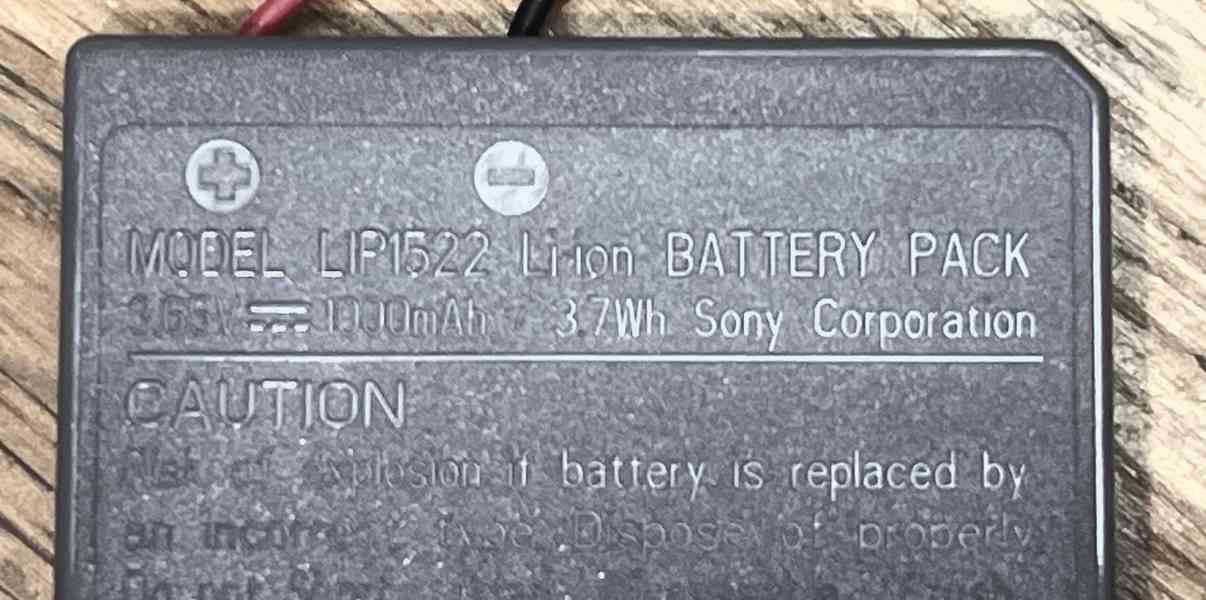 Baterie LIP1522 / KCR1410 pro ovladač Sony PS4 nová - foto 3