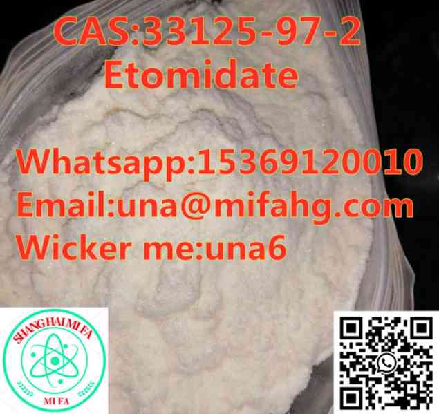Hot sale, low price, high quality  Etomidate  cas:33125-97-2 - foto 1
