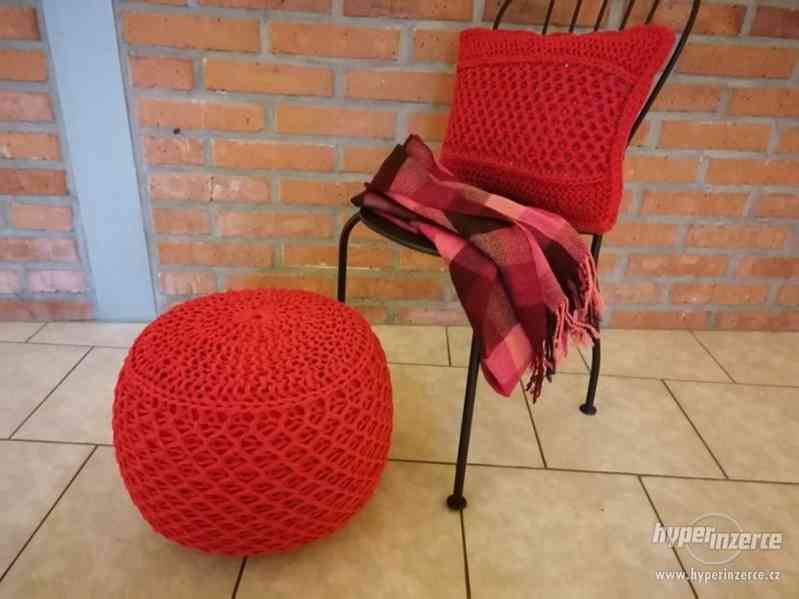 Ručně vyráběný Puf se stoličkou | by Kreativní Anděl - foto 2