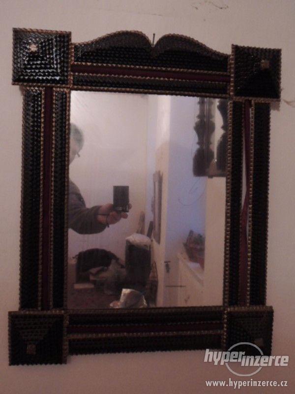 Zrcadlo starožitné historizující - foto 1