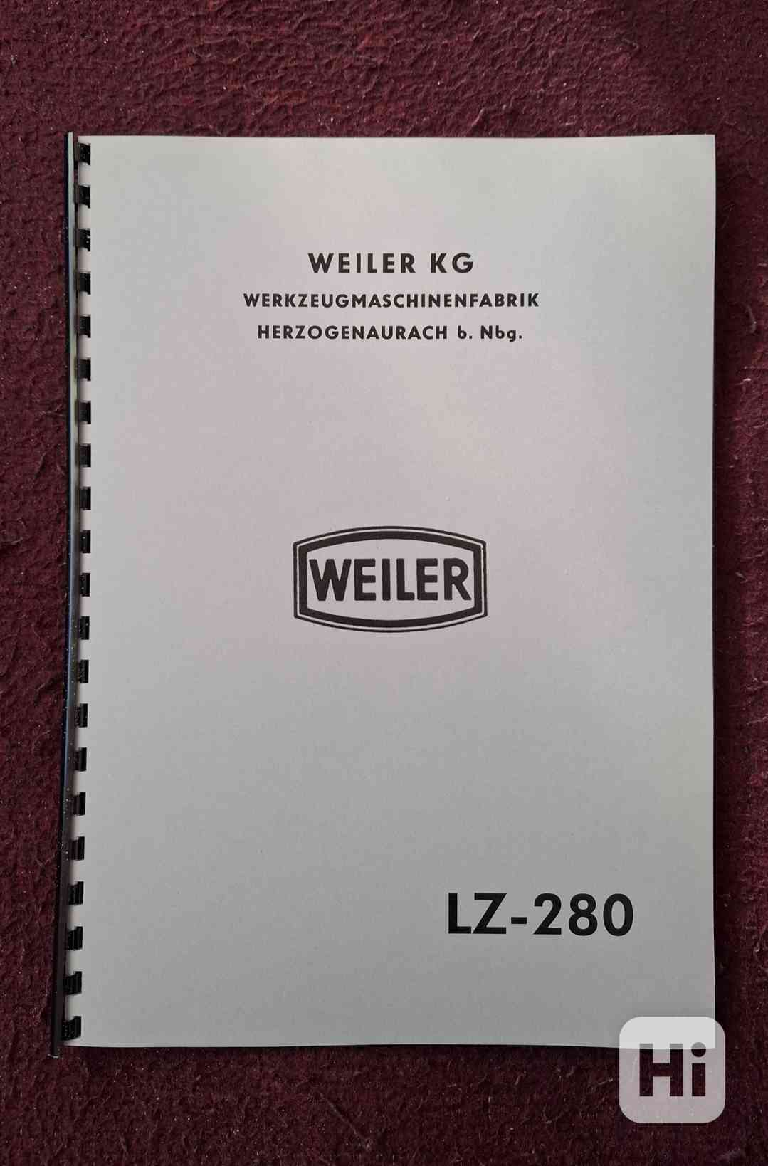 Návod soustruhu Weiler LZ-280 - foto 1