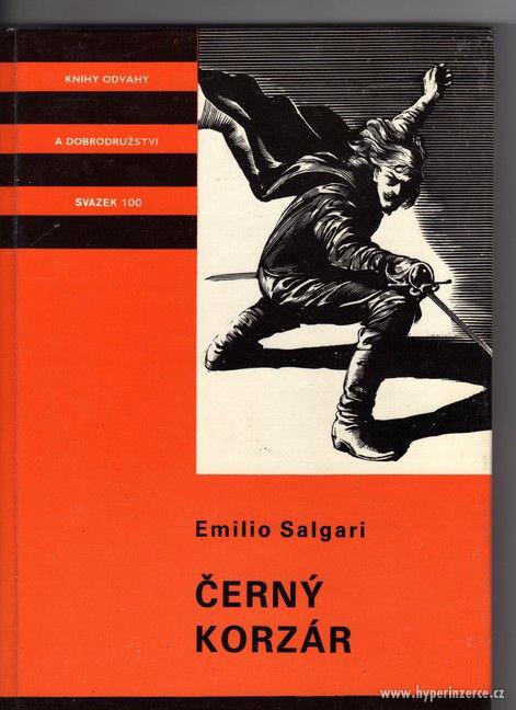 Černý korzár  Emilio Salgari 1988 ,  edice KOD - foto 2