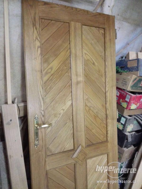 Jasanové dveře masiv - foto 1