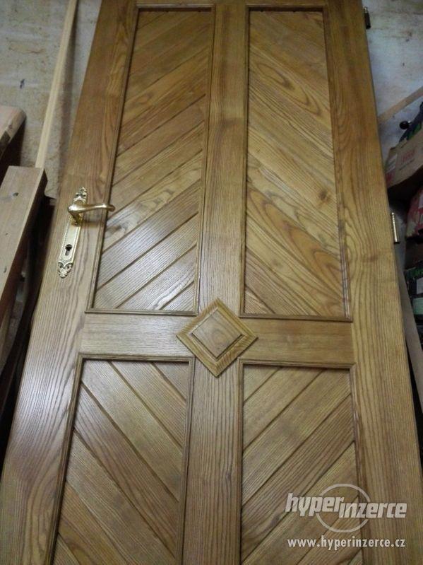 Jasanové dveře masiv - foto 3