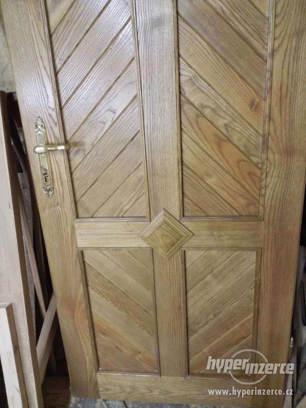 Jasanové dveře masiv - foto 4