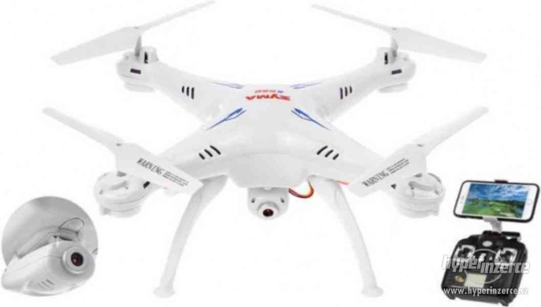 Syma X5Csw- dron s FPV online přenosem přes WiFi - ZÁRUKA - foto 2