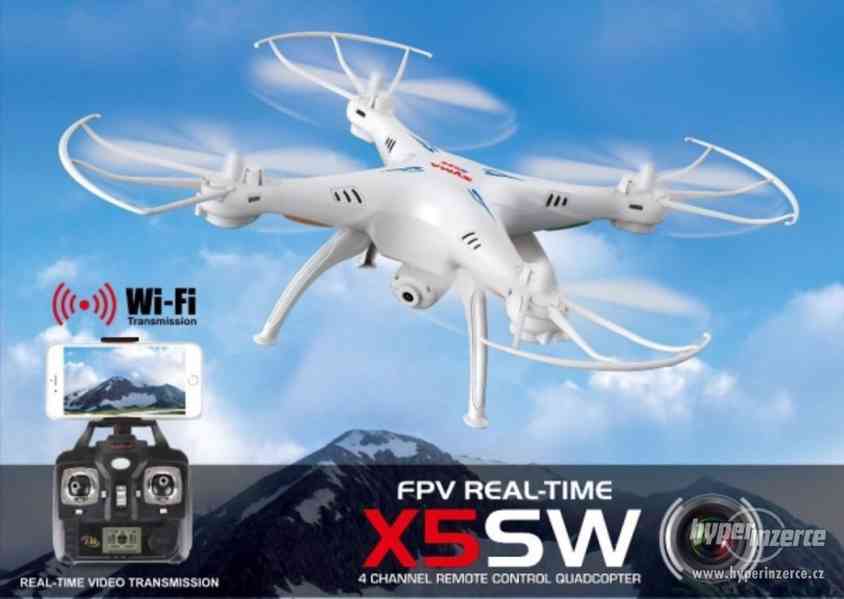 Syma X5Csw- dron s FPV online přenosem přes WiFi - ZÁRUKA - foto 3