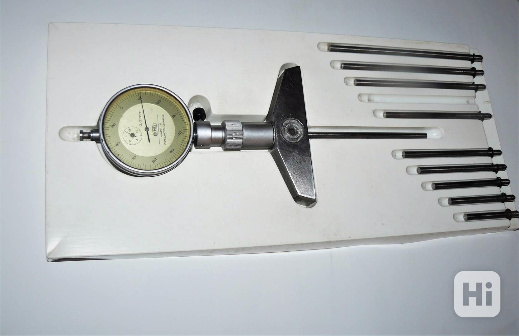 HLOUBKOMĚR analogový s indikátorem 0-10/0,01 mm (SOMET) - foto 1