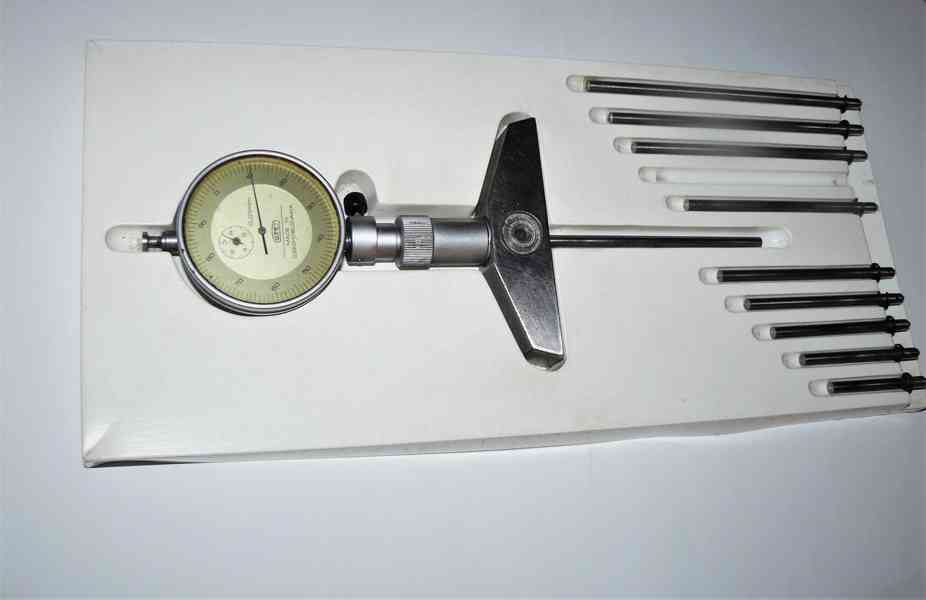 HLOUBKOMĚR analogový s indikátorem 0-10/0,01 mm (SOMET) - foto 1
