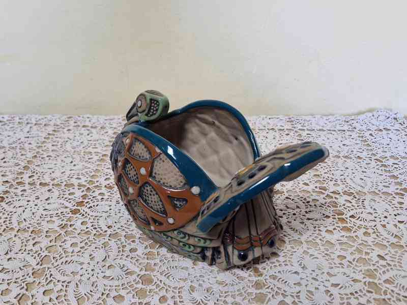 Nevídaná secesní Misa Krocan Amphora Teplice - foto 5