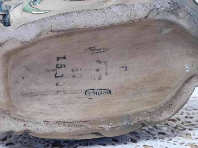 Nevídaná secesní Misa Krocan Amphora Teplice - foto 10