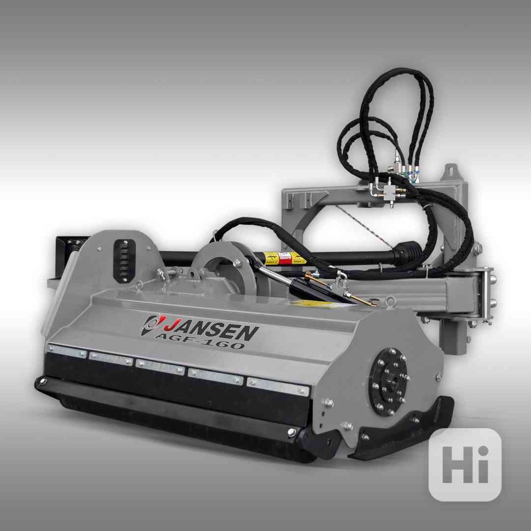 Jansen AGF-160 - 160cm priekopový mulčovač - foto 1