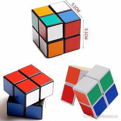Hlavolam typu Rubikova kostka 2x2x2 š.50mm pro děti - foto 3