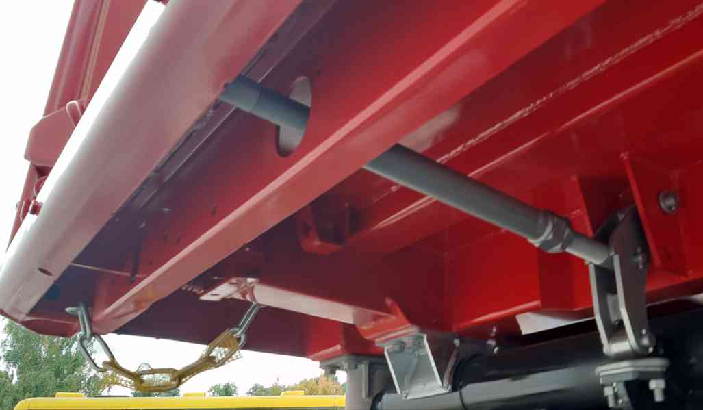 Sklápěcí přívěs MEILLER se ZVEDACÍ NÁPRAVOU / plachta - foto 21