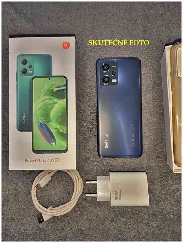 Mobil Xiaomi Redmi Note 12 5G výborný stav ! - foto 8