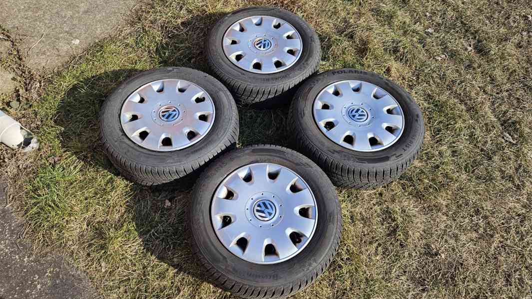 VW Golf Touran zimní kola 195/65R15 disky 6Jx15 5x112 ET47  - foto 1