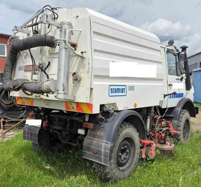 Unimog 1400 zametač 2.5m3 Schmidt komunál MB 4x4 - foto 3