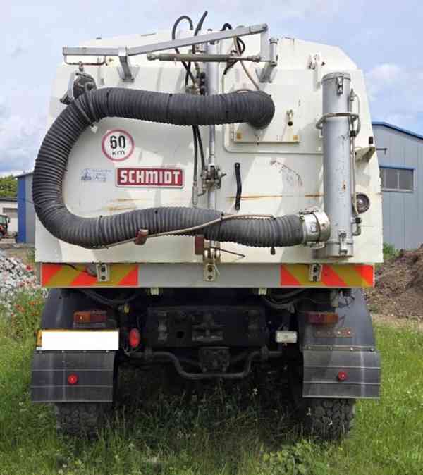 Unimog 1400 zametač 2.5m3 Schmidt komunál MB 4x4 - foto 10