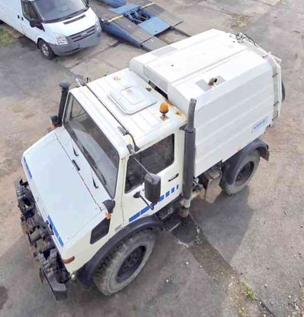 Unimog 1400 zametač 2.5m3 Schmidt komunál MB 4x4 - foto 4